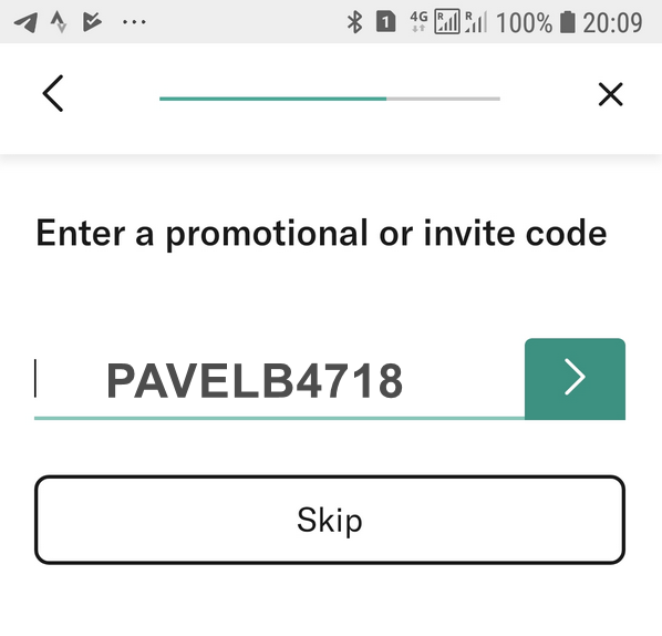bank N26 promotional invite promo-code